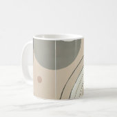 Minimalistische Abstrakte Tasse (Vorderseite Links)
