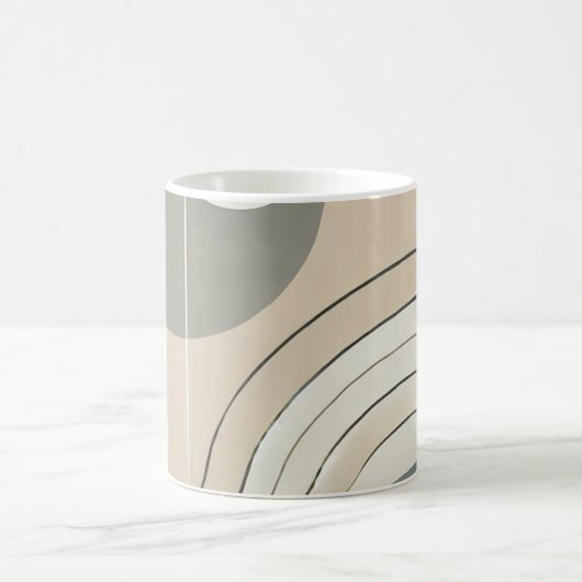 Minimalistische Abstrakte Tasse (Mittel)