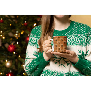 Minimalistische Abstrakte Terracotta auf dem Monte Kaffeetasse