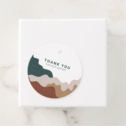 Minimalistische Abstrakte Verpackung Geschenkanhänger (Beispiel)