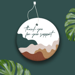 Minimalistische Abstrakte Verpackung Geschenkanhänger