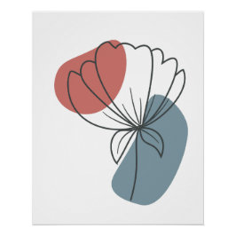 Minimalistische Abstrakte Wall Kunst Poster