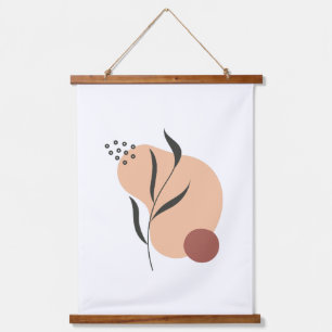 Minimalistische Abstrakte Wall Kunst Wandteppich Mit Holzrahmen