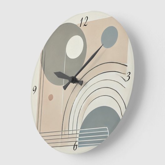 Minimalistische Abstrakte Wall-Uhr Große Wanduhr (Winkel)