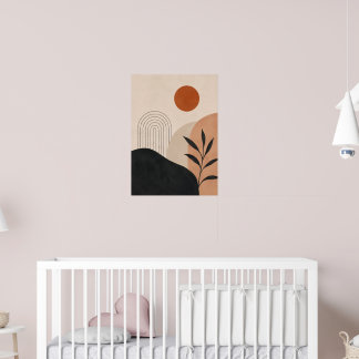 Minimalistische abstrakte Wandkunst Neutraler Wohn Poster