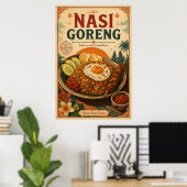 Minimalistische abstrakte Wandkunst Poster (Heimbüro)