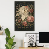 Minimalistische abstrakte Wandkunst Poster (Heimbüro)
