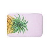 Minimalistische Ananas Badematte (Vorderseite)
