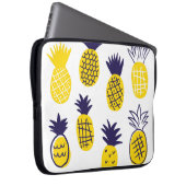 Minimalistische Ananas, buntes abstraktes Design. Laptopschutzhülle (Vorne Rechts)