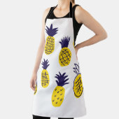 Minimalistische Ananas, buntes abstraktes Design. Schürze (InSitu)
