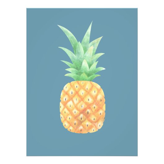Minimalistische Ananas Fotodruck (Vorne)