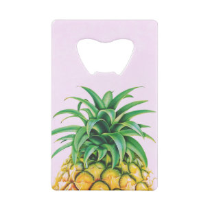 Minimalistische Ananas Kreditkartenflaschenöffner