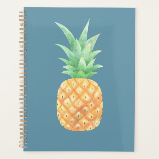 Minimalistische Ananas Planer (Vorderseite)