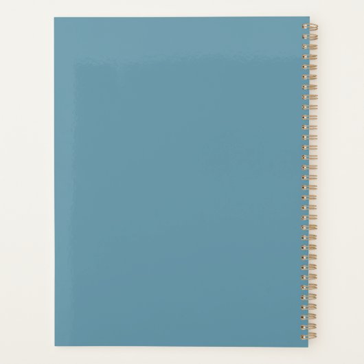 Minimalistische Ananas Planer (Rückseite)