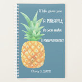 Minimalistische Ananas Planer (Vorderseite)
