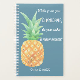 Minimalistische Ananas Planer