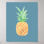 Minimalistische Ananas Poster (Vorne)