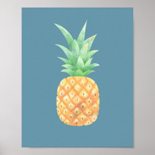 Minimalistische Ananas Poster