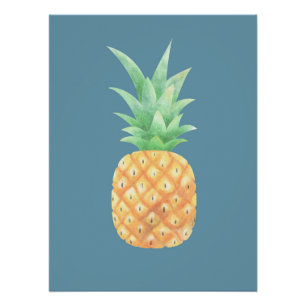 Minimalistische Ananas Poster