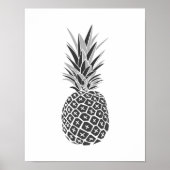 Minimalistische Ananas Poster (Vorne)