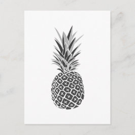 Minimalistische Ananas Postkarte