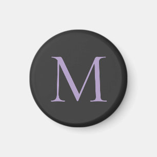 Minimalistische Anfangsbuchstaben Monogram modern Magnet