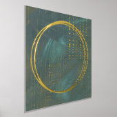 Minimalistische Angesagte Grüngoldgold Foliendrucke (Ablage )