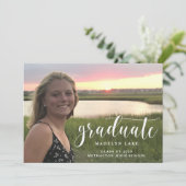 Minimalistische Ankündigung 2023 Foto Abschluss (Stehend Vorderseite)