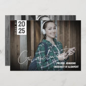 Minimalistische Ankündigung 2-Foto-Abschluss (Vorne/Hinten)