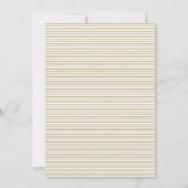 Minimalistische Ankündigung Datum freihalten (Rückseite)