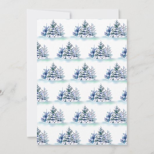 Minimalistische Ankündigung von Pine Tree (Rückseite)