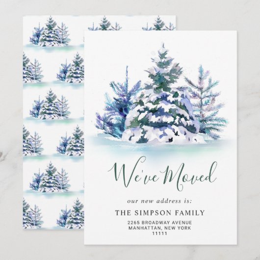 Minimalistische Ankündigung von Pine Tree (Vorne/Hinten)