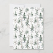 Minimalistische Ankündigung von Pine Tree (Rückseite)