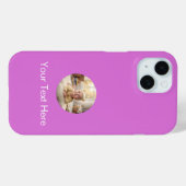 Minimalistische anpassbare Schutzhülle Case-Mate iPhone Hülle (Rückseite (Horizontal))