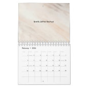 Minimalistische Anpassung: Schwarz und Weiß Kalender (Feb 2026)