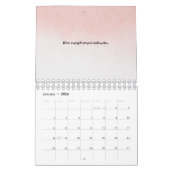 Minimalistische Anpassung: Schwarz und Weiß Kalender (Jan 2026)