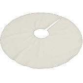 Minimalistische antike, schlichte Eleganz Polyester Weihnachtsbaumdecke (Schrägansicht)