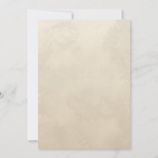 Minimalistische Anwenderpartei für die Autumn Mono Einladung (Rückseite)