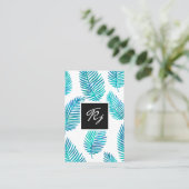 Minimalistische Aquarellfolien Visitenkarte (Stehend Vorderseite)