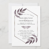 Minimalistische Aquarelltöne Einladung (Vorderseite)