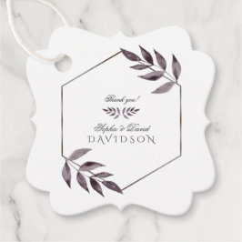 Minimalistische Aquarelltöne Geschenkanhänger