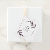 Minimalistische Aquarelltöne Geschenkanhänger (Beispiel)