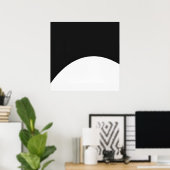 Minimalistische Arc - Moderne Abstrakte Kunst Poster (Heimbüro)