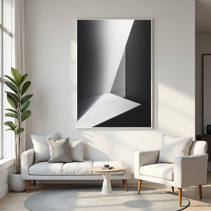 Minimalistische Architektur Licht und Schatten Poster