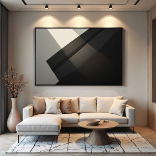 Minimalistische Architektur Licht und Schatten Poster