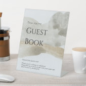 Minimalistische Art Exhibition Gästebuchunterschri Sockelschild (In SItu)