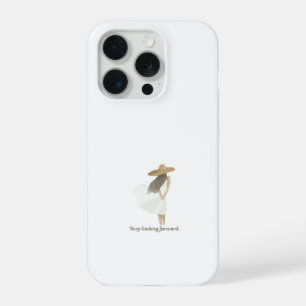 Minimalistische Ästhetik-Linienkunst Frau Weiter S iPhone 15 Pro Hülle