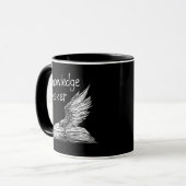 Minimalistische Ästhetik Tasse (Vorderseite Links)