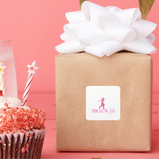 Minimalistische Aufkleber für zwei Mamas (Party)