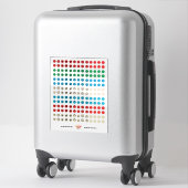 minimalistische Aufkleberbögen Aufkleber (Koffer)
